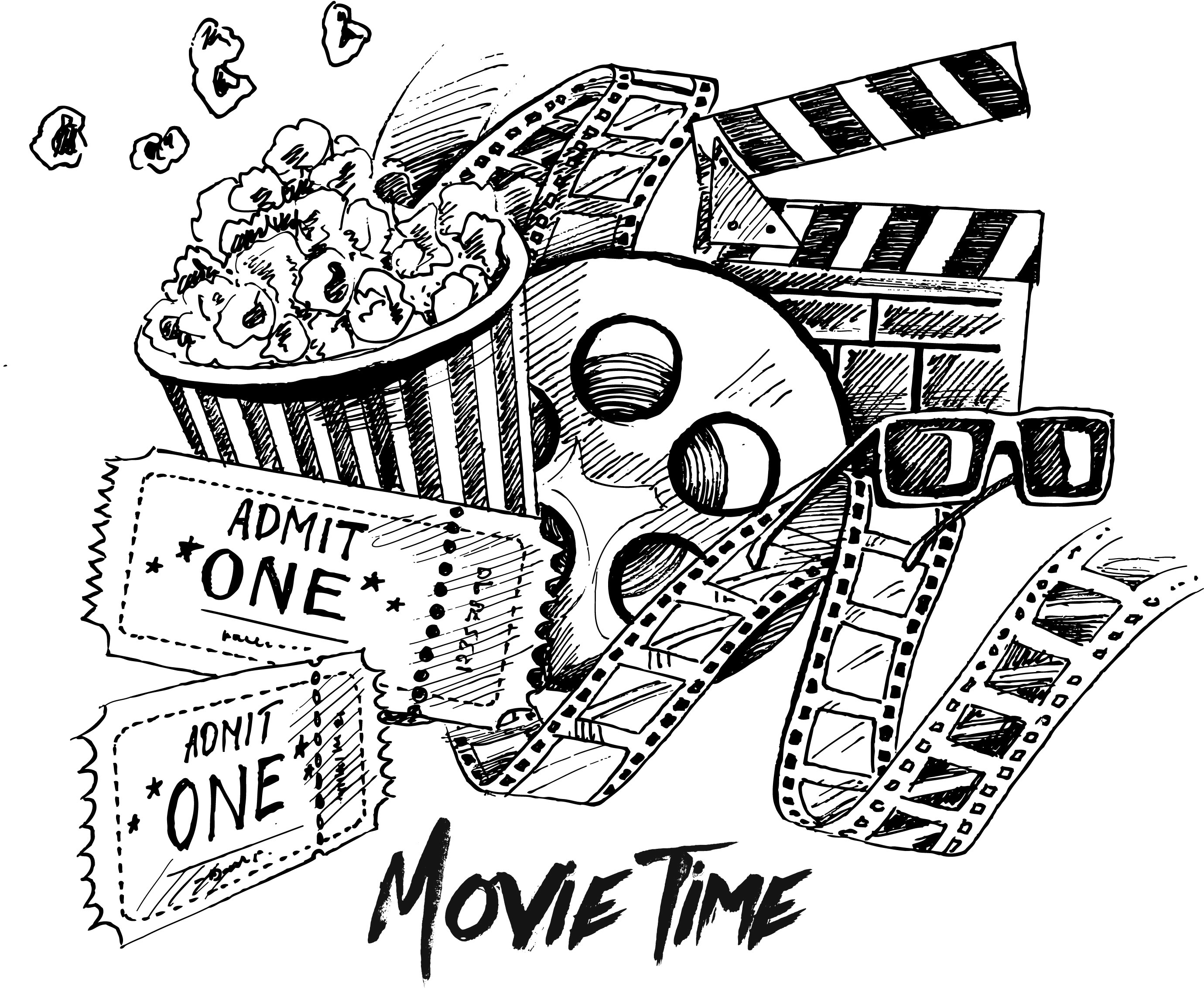 Bild på filmkomponenter